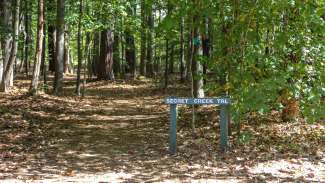 One of the many unpaved trails 