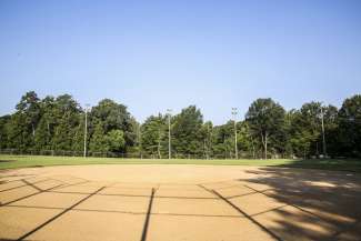 A second open field used for softball 