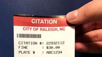 Raleigh Parking Citation