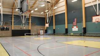 Open gymnasium for basketball 