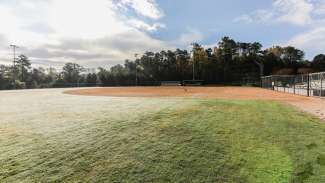 A 5th open baseball field used for adult baseball and softball 