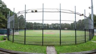 A shot of baseball field #3 at Optimist Park