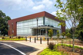 An photo of the newly renovated Pullen Arts Center