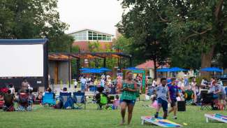 Public event at Moore Square