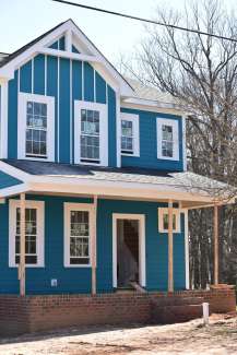 A home under construction in the East College Park neighborhood. 