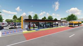 BRT Station Concept at Edenton