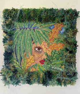 Fiber artwork by Patrizia Ferreira