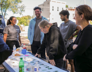 Image of The Urban Conga team at a community event