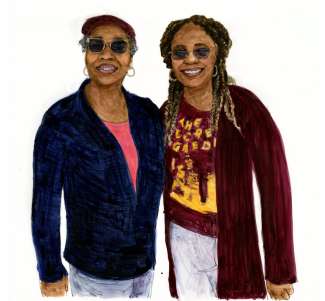 Portrait of Barbara Sutton and Barbara Ellis