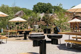 Gipson Play Plaza Picnic Grove