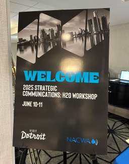 Welcome sign to the 2025 Strategic Workshop