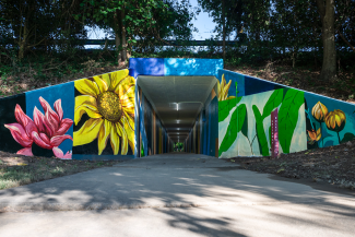 Rocky Branch Greenway Mural by Taylor White