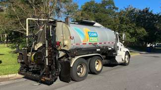 Cool pavement truck