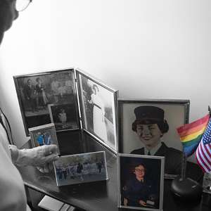 Theresa Scott, Don’t Ask, Don’t Tell #24, detail, 2024