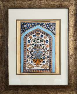 Artwork depiction of a garden of devotion