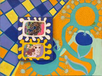 colorful paintings by Natacha Sochat 