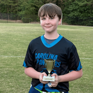 Spring 2026 Little Flag Football Sportsmanship Award Hudson