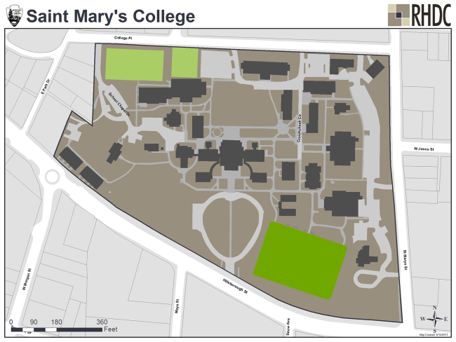 St Mary S College Historic District Raleighnc Gov St Marys College Nrhd Map 